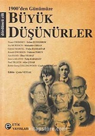 1900'den Günümüze Büyük Düşünürler (Dördüncü Cilt)