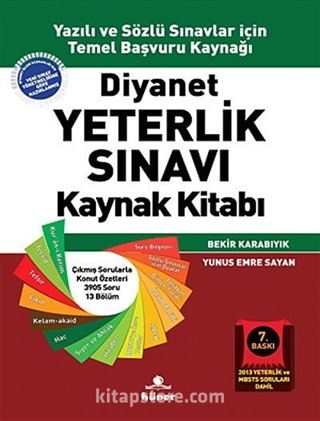 Diyanet Yeterlik Sınavı Kaynak Kitabı