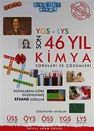 YGS-LYS Son 46 Yıl Kimya Soruları ve Çözümleri Konularına Göre Düzenlenmiş Efsane Sorular