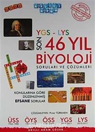 YGS-LYS Son 46 Yıl Biyoloji Soruları ve Çözümleri Konularına Göre Düzenlenmiş Efsane Sorular