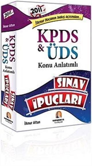 2012 KPDS-ÜDS Konu Anlatımlı Sınav İpuçları