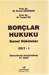 Borçlar Hukuku / Genel Hükümler Cilt 1