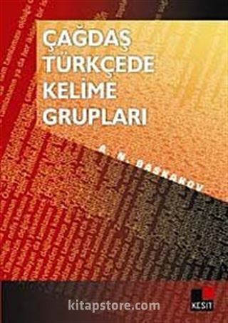 Çağdaş Türkçede Kelime Grupları