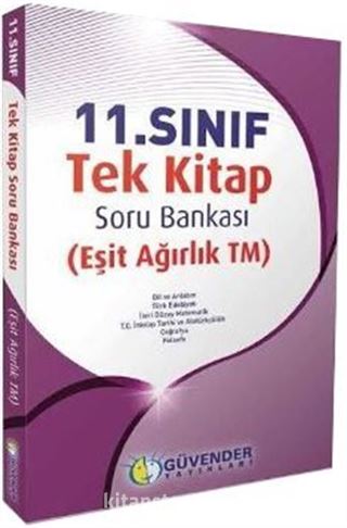 11. Sınıf Tek Kitap Soru Bankası Eşit Ağırlık (TM)