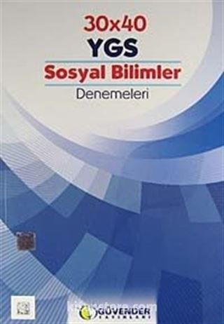 30x40 YGS Sosyal Bilimler Denemeleri