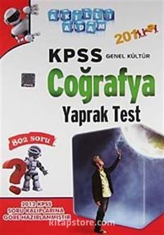 2012 KPSS Genel Kültür Coğrafya Yaprak Test