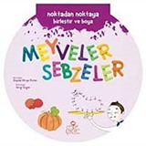 Meyveler ve Sebzeler / Noktadan Noktaya Birleştir ve Boya