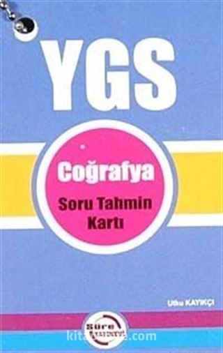 YGS - Coğrafya Soru Tahmin Kartı