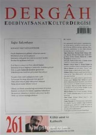 Dergah Edebiyat Sanat Kültür Dergisi Sayı:261 Kasım 2011