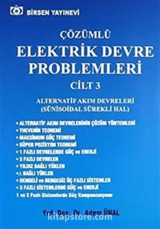 Çözümlü Elektrik Devre Problemleri Cilt 3