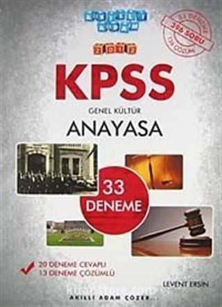 2012 KPSS Genel Kültür Anayasa 33 Deneme