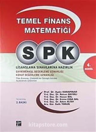 SPK / Temel Finans Matematiği