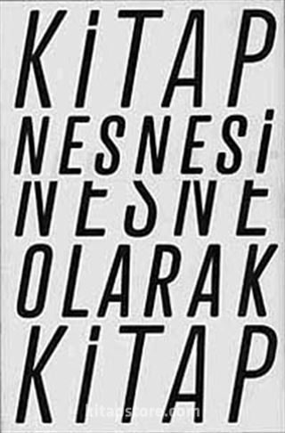 Kitap Nesnesi, Nesne Olarak Kitap