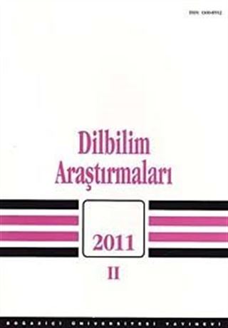 Dilbilim Araştırmaları 2011 / 2