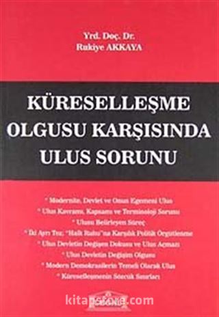 Küreselleşme Olgusu Karşısında Ulus Sorunu