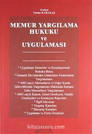 Memur Yargılama Hukuku ve Uygulaması