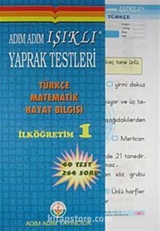 Adım Adım Işıklı Yaprak Testleri İlköğretim 1