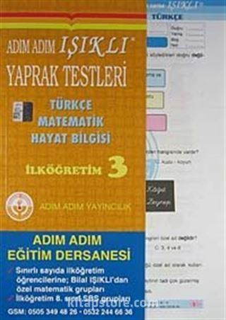 Adım Adım Işıklı Yaprak Testleri İlköğretim 3