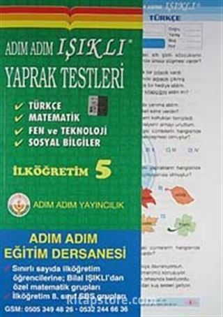 Adım Adım Işıklı Yaprak Testleri İlköğretim 5