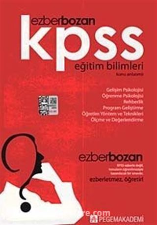 2012 KPSS Eğitim Bilimleri Ezber Bozan Konu Anlatımlı