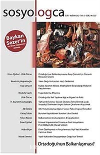 Sosyologca Ocak-Haziran 2012 / Sayı 3