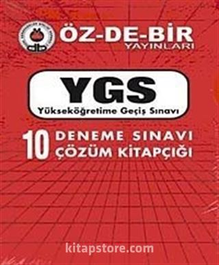 2012 YGS 10 Deneme Sınavı ve Çözüm Kitapçığı