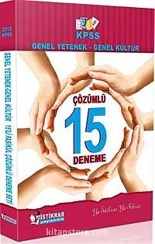 2012 Genel Yetenek - Genel Kültür 15'li Fasikül Çözümlü Paket Deneme Seti