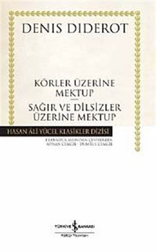 Körler Üzerine Mektup - Sağır ve Dilsizler Üzerine Mektup (Ciltli)