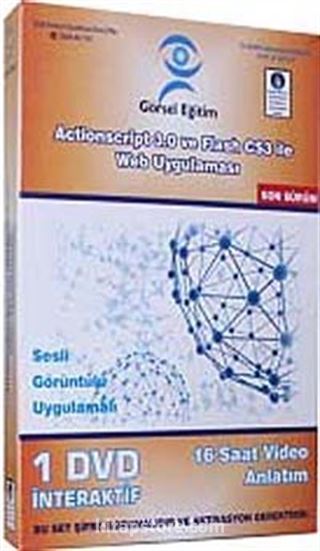 Actionscript 3.0 ve Flash CS3 ile Web Uygulaması (1 Dvd)