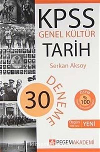 KPSS Genel Kültür Tarih 30 Deneme