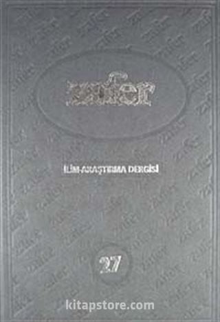 Zafer Bilim Araştırma Dergisi 2003 Sayı 313-324 (1 Yıllık)