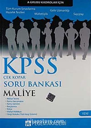 KPSS A Grubu Maliye Çek Kopar Soru Bankası