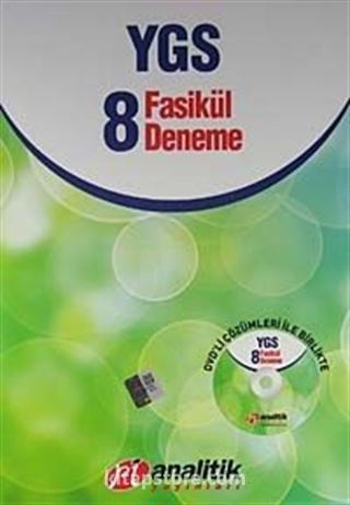 YGS 8 Fasikül Deneme / Dvd'li Çözümleri ile Birlikte