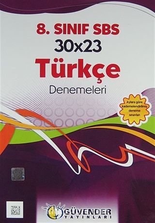 30x23 SBS 8. Sınıf Türkçe Denemeleri