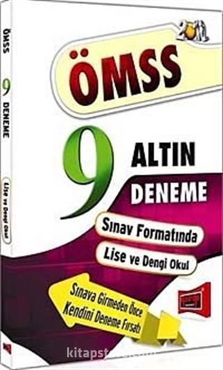 2012 ÖMSS 9 Altın Deneme Sınav Formatında Lise ve Dengi Okul