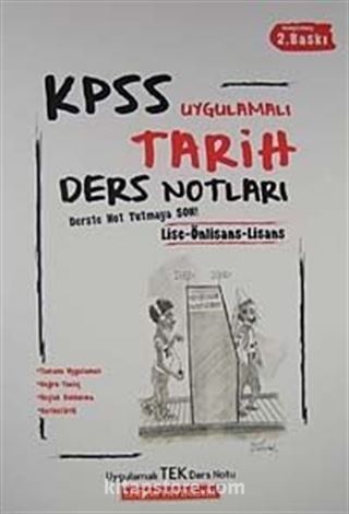 2012 KPSS Uygulamalı Tarih Ders Notları