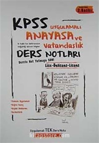 2012 KPSS Uygulamalı Anayasa ve Vatandaşlık Ders Notları