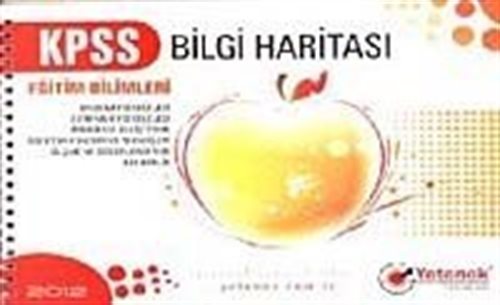 2013 KPSS Eğitim Bilimleri Bilgi Haritası