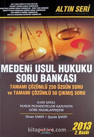 2013 Medeni Usul Hukuku Soru Bankası