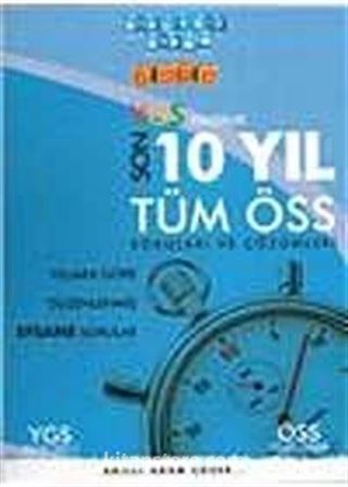 2012 YGS Son 10 Yıl Tüm ÖSS Soruları ve Çözümleri