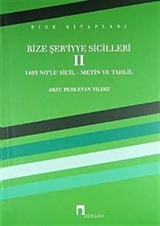 Rize Şer'iyye Sicilleri -2