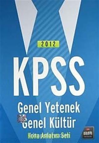 2012 KPSS Genel Yetenek-Genel Kültür Konu Anlatım Seti (6 Kitap)