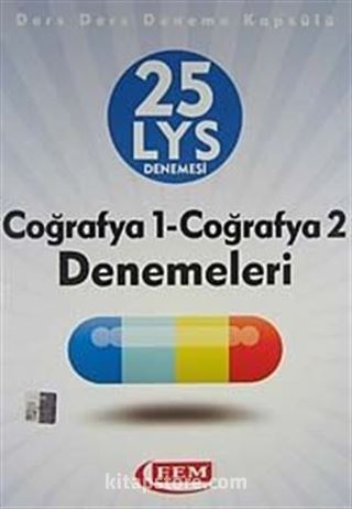 25 LYS Denemesi Coğrafya 1 - Coğrafya 2 Denemeleri