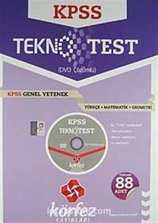 KPSS Genel Yetenek Yaprak Test (Dvd Çözümlü) / Türkçe-Matematik-Geometri