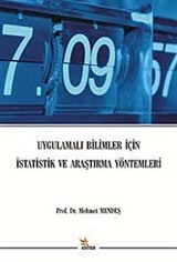 Uygulamalı Bilimler İçin İstatistik ve Araştırma Yöntemleri