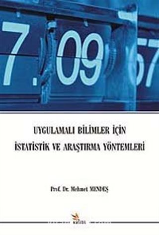 Uygulamalı Bilimler İçin İstatistik ve Araştırma Yöntemleri