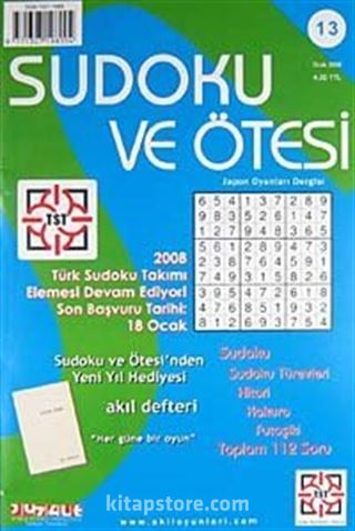 Sudoku ve Ötesi 13-24