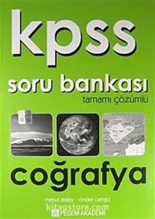 KPSS Coğrafya Soru Bankası Tamamı Çözümlü