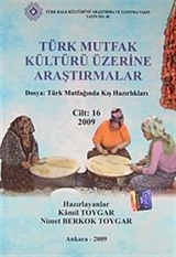 Türk Mutfak Kültürü Üzerine Araştırmalar Cilt:16 / 2009