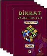 Dikkat Geliştirme Seti 7 Yaş (5 Kitap)(1.Sınıf)